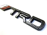 TRD Carbon Fiber Trunk Fender Emblem Scion tC xB Toyota Yaris MR2 Celica Tundra Tacoma Lexus IS350 IS250 IS300