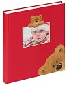 Walther UK-157-R Modern Baby mit Ausstanzung zur pers&ouml;nlichen Gestaltung, 60 wei&szlig;e Seiten, 4 Seiten illustrierter Vorspann, 28 x 30,5 cm rot