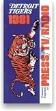 1981 Detroit Tigers Information & Media Guide