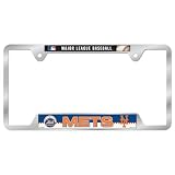 MLB New York Mets Metal License Plate Frame