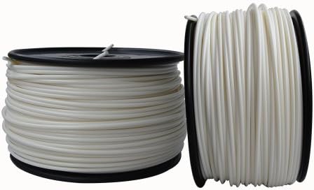 RepRapper Supporting Material for 3D Printer Filament 3.0mm Compatible with Ultimaker BFB Mendle Color White