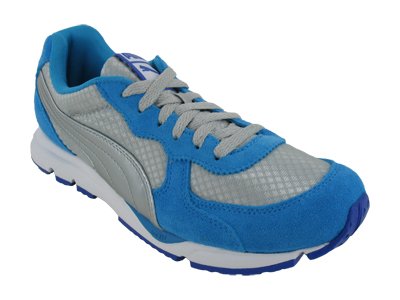 PUMA Women's Vesta Runner Frost Sneaker,Hawaiian Ocean/Gray/Silver,8.5 B US