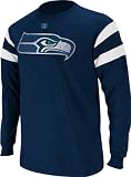 Seattle Seahawks Navy End of Line III Long Sleeve Jersey Shirt