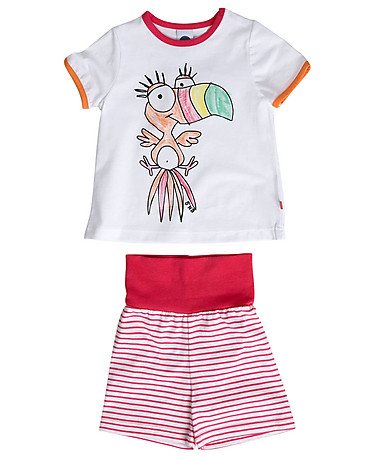 Sanetta Baby - M&auml;dchen Schlafanzug (Zweiteiler), Tierdruck 220815, Gr. 86, Mehrfarbig (10) Preisvergleich