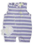 Review Doodle Dee  / Baby Fish Romper 6m White/Sky