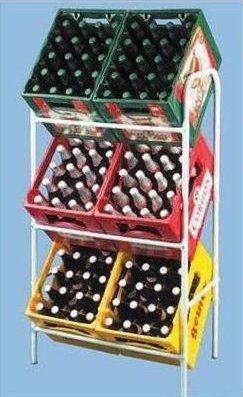 Kastenständer regal für 6 Kisten