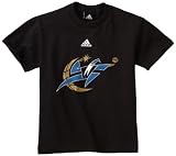 NBA Youth Washington Wizards Short Sleeve Tee "Team Logo" - R8A3Kmkwi (Black, Medium)