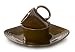 Fiesta 3-Piece Square Place Setting, Chocolate