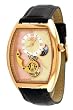 Adee Kaye #AK8024-MRG9 Men's Motif 3-D Sun Moon Partial Skeleton Automatic Watch