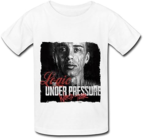 Kids Rapper Logic The Incredible Tour 2016 Big Boys' Girls' T Shirt White