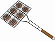 GrillPro 24874 Deluxe Non-Stick Broiler Basket for the Grill, 9-1/2-Inch by 12-Inch