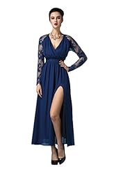 V-neck Chiffon Lace Summer Prom Dress/Party Dress 