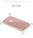For iPhone 6 6s Case, FLOVEME [Slim Fit] [Metal Aluminum Bumper] Premium Ultra Thin Luxury Make Up Mirror with Electroplate Frame No Slip Hard Back Holder Cover for Apple iPhone 6 6s 4.7'', Rose Gold