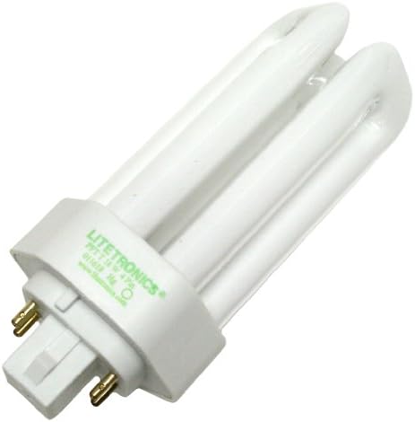 Litetronics 59880 - L-12224 18W T4 T GX24Q-2 5000K 4-PIN Triple Tube 4 Pin Base Compact Fluorescent Light Bulb