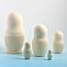 Unpainted Blank Russian Nesting Doll 5pc./6"