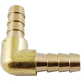 MettleAir ID Elbow 90 degree Hose Barb Union Fitting, Brass