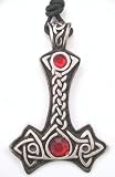 Red Rhinestone Celtic Thor