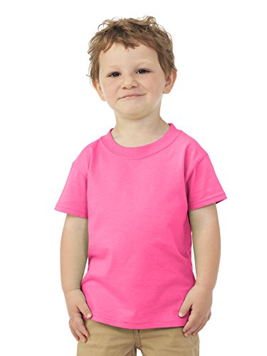 FL TODDLER 5.0 OZ 100% CTN TEE (AZALEA) (3T)