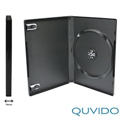 100 QUVIDO DVD H�llen Schwarz Single / 1 CD o. DVD / 14mm