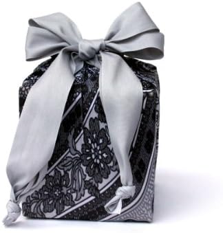 Eco Friendly + Reusable Stretchy Fabric Gift Wrap - Classic Silver (Small)