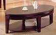 Traditional Coffee Table in Cappuccino Finish