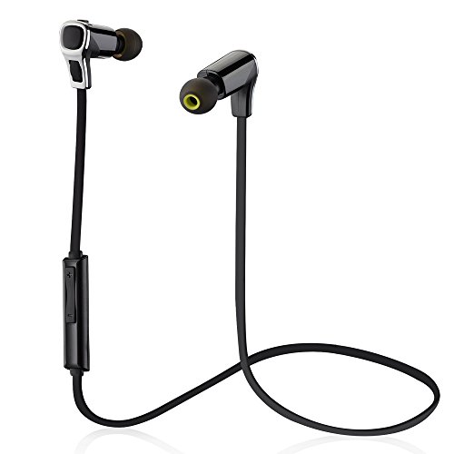 Mpow Swallow Wireless Bluetooth 4.1 Sports Headphones w/ Noise Cancelling, Hands-free Calling, Mic and High-fidelity Stereo Sound via apt-X