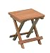 Sporting Goods : AFI 60034 SeaTeak Boat Grooved Top Fold-Away Table/Stool