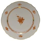 11 Service Plate - Herend Chinese Bouquet Rust
