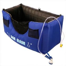 Maze Pets Portable and Inflatable Dog Bathing Station