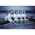 Lies in Black (Angels on Log) Art Poster Print - 24" X 36"