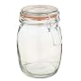 Kitchen Craft Home Made Deluxe Glass Preserving Jar, 1000ml (35oz)