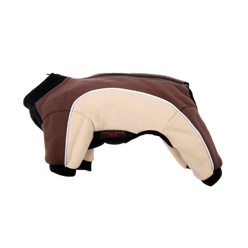 Wolters Cat&Dog 47133 Hundemantel Jogger Long Sleeve 28 cm, braun/beige Preisvergleich