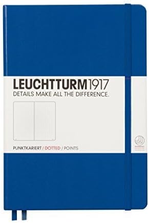 Leuchtturm Medium Hardcover Dots Royal Blue