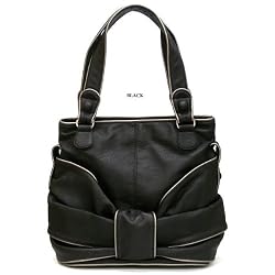 Lady in Love Black Designer Tote/Handbag