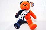 DENVER BRONCOS OFFICIAL NFL LARGE LOGO 8IN SPECIAL FABRIC FOOTBALL PLUSH TEDDY BEAR