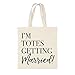 Ivy Lane Design AM1050 Cotton Tote Bag, Getting Married