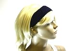 Small Frizz Dark Blue Stretchable Headband / Hair Wrap