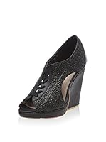 Feud Britannia Sandalo zeppa (Negro)