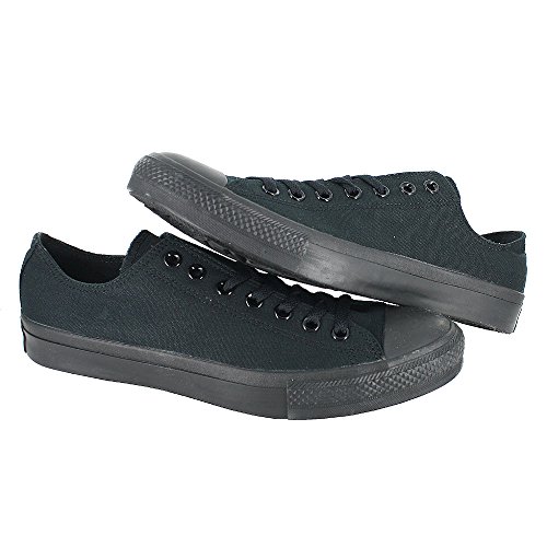 Converse Unisex Chuck TaylorÂ® All StarÂ® Core Ox Black Monochrome Men's 8, Women's 10 Medium