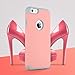 iPhone 6s Plus Case, ULAK Hybrid Dual Layer Protective Sugar Candy Case for Apple iPhone 6s Plus 5.5 inch Device (Pink+Grey)