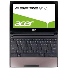 Acer Aspire One D255 25,4 cm (10 Zoll) Netbook (Intel Atom N550, 1,5GHz, 1GB RAM, 250GB HDD, Intel 3150, Win 7 Starter) braun
