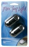 Drawer and Cabinet Mini Tap Lights, Black 2/PKG