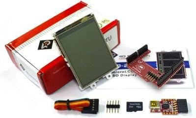 Display Modules 2.4" Ardunio Str Kit w/2GB SD &amp; Prg Adptr