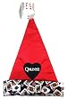 15" Casino Gambling "Queen" Of Hearts Santa Hat - Size Medium