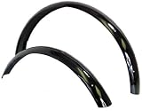 Wald Steel Fender Set 962-26 26" Balloon Black