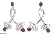 Garnet earrings, 'India Jive'