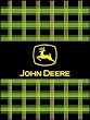 John Deere Plaid Blanket by Biederlack