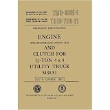 1952 1955 1956 1957 JEEP MILITARY Engine Service Manual by Jeep