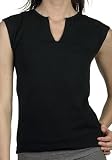 Bella Ladies Cotton Spandex Slit V-Raglan T-Shirt. 820