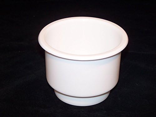 New Two Tiered White Plastic Cup Drink Can Holder Boat Rv Universal